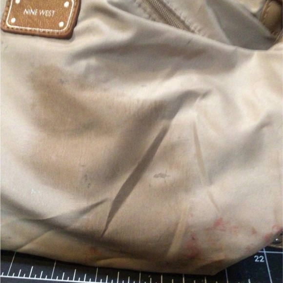 Nine West Zipper Closure Shoulder Bag - Camel - Picture 10 of 12